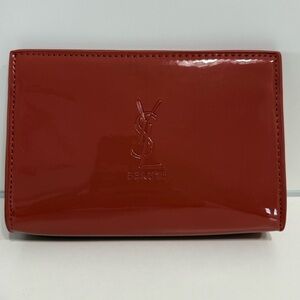Yves Saint Laurent Red Cosmetics Makeup Bag